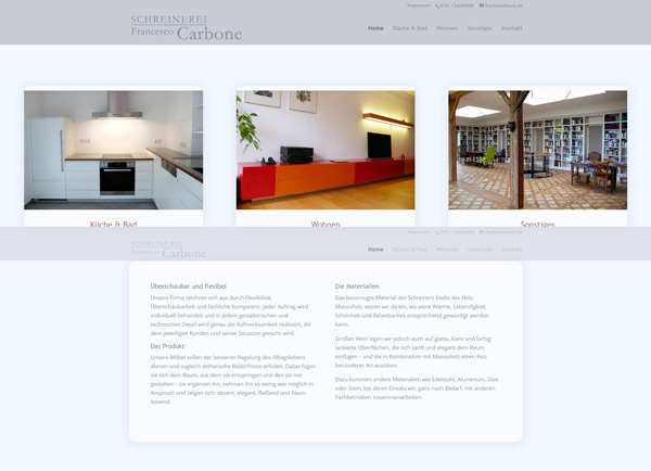Zur Homepage der Schreinerei Carbone | UNDO