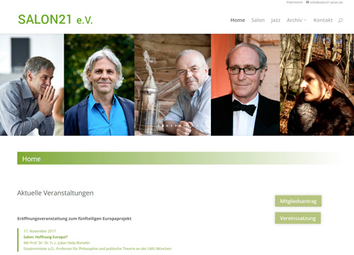 Zur Homepage des SALON21 e.V. | UNDO