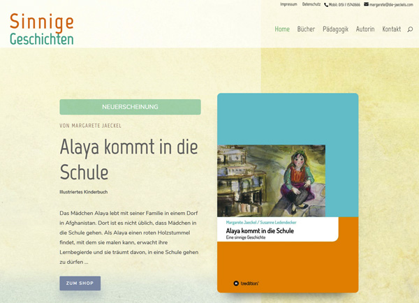 Zur Homepage von "Sinnige Geschichten"